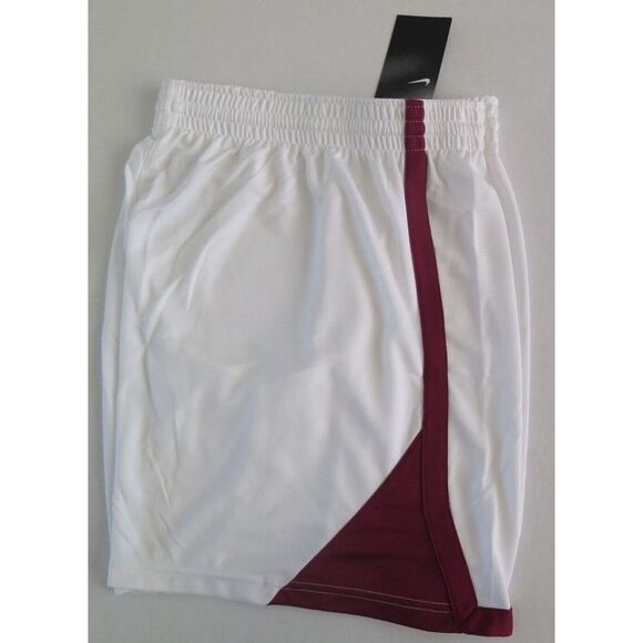 Nike AV2251 104 Women's Sz XL White/Team Cardinal Red Basketball Practice Shorts - Picture 4 of 4
